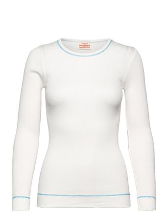 Blouse Ls Barbara Kristoffersen By Rosemunde White