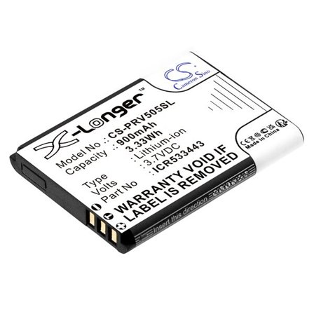 Batteri till Dashcam för Prestigio RoadRunner 505, PCDVRR505