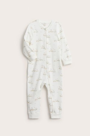 Newbie | Pyjamas med ankor | Offwhite