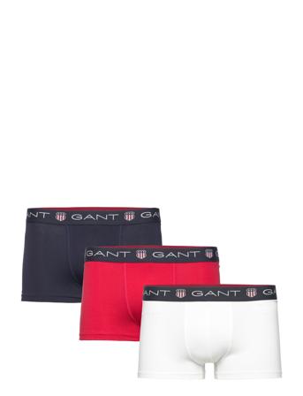 Shield Trunk 3-Pack Boksershorts Rød GANT*Betinget Tilbud