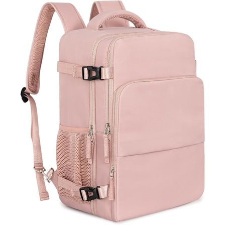 Reise Ryggsekk, Peraonal Item Carry on Ryggsekk Kvinner Flyselskap Godkjent Håndbagasje, Vanntett College Ryggsekk, Business Arbeid Fotturer Casual 