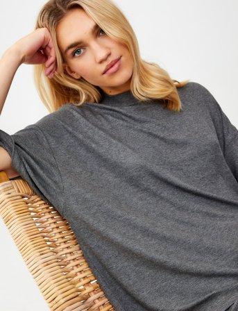 Movesgood Julia Top Night Sky - Grey - M