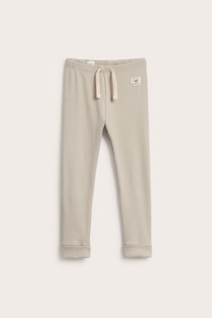 Kappahl | Ribbade leggings Beige 86/92 | Beige