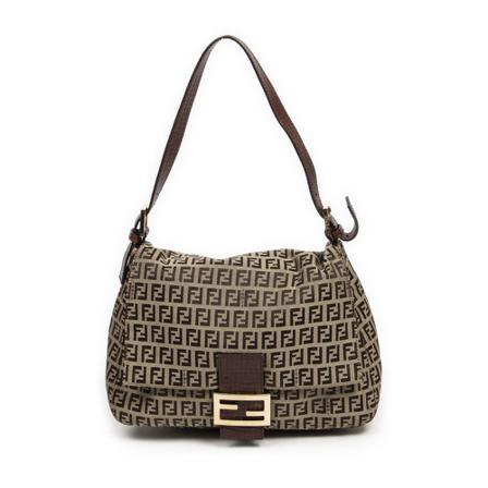 Fendi Vintage Pre-owned Shoulder Tass , Bruin , Dames , Maat: ONE Size Vintage Tassen