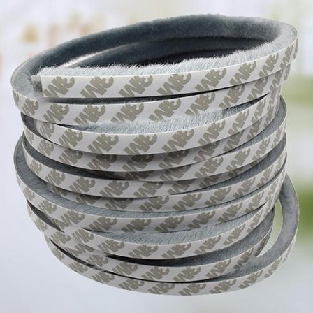 10m takaliimavilla nauha 9 * 5 harmaa itseliimautuva tiivistys