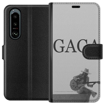 Yhteensopiva Lompakkokotelo Sony Xperia 5 III Stitch ympäröity mustikoilla söpössä kawaii-tyylisessä nallekarhussa