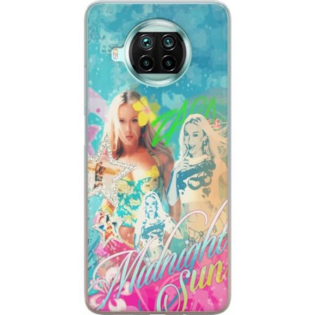 Kompatibel Mobilcover til Xiaomi Mi 10T Lite 5G Eventyrverden med Steve, Creeper og dyr i farverig blokgrafik