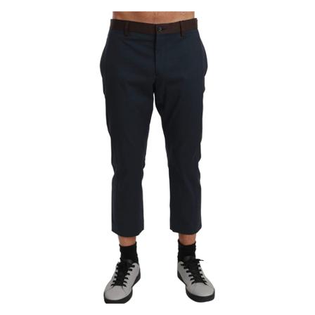 Dolce & Gabbana Cropped Broek , Blauw , Heren , Maat: L