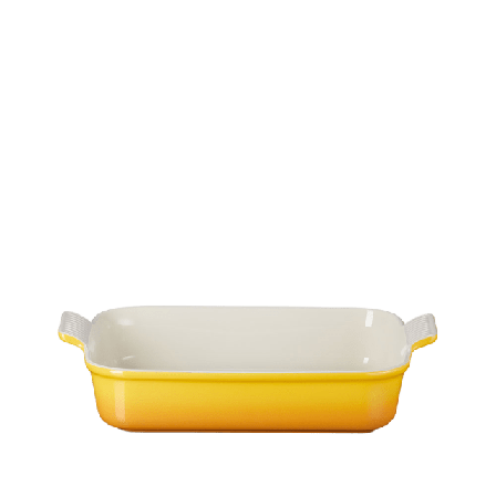 Le Creuset Rektangulär ugnsform Heritage stengods 32cm Nectar Ugnsformar Unisex Gul 4 L / 32 cm