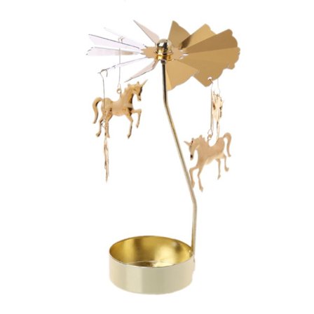 Snögubbe Roterande snurrande karusell Vridbar värmeljusljusstake Stativ Metall värmeljus Jul Heminredningspresenter