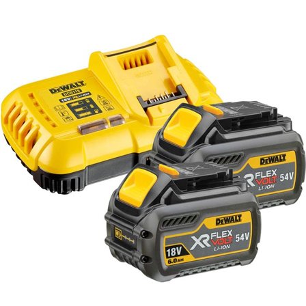 Dewalt DCB118T2 XR FlexVolt Laddpaket, Batterier & laddare