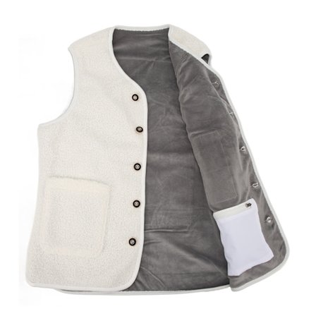 USB-sähköliivit Älykäs lämpötilan säätö 16 vyöhykettä Lämmitysliivit Päivittäiseen työmatkaan Talvi Golf Metsästys Vaellus Valkoinen XXXXL