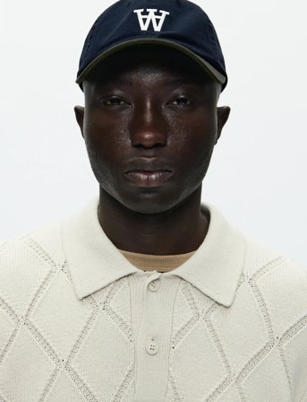 WOOD WOOD Wwaa Embroidery Cap 25246 - Navy - ONE SIZE