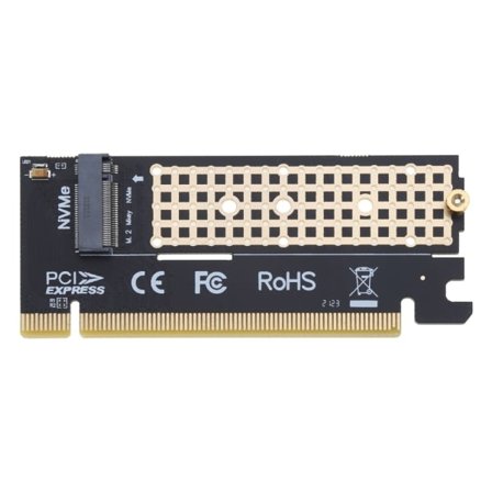 M2 till PCIE x16 Adapterkort Pci-e till m2 Konverterare Riser NVMe SSD Adapter m2 M-Key PCI-Express 3.0 Stöd 2230-2280