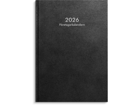 Burde Företagarkalendern 2026 svart - Lyreco - Almanackor och kalendrar - Veckokalendrar - Kontorskalendrar