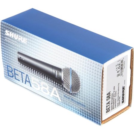 Shure BETA58A Mikrofon Vokalmikrofon Ledningsmikrofon NY