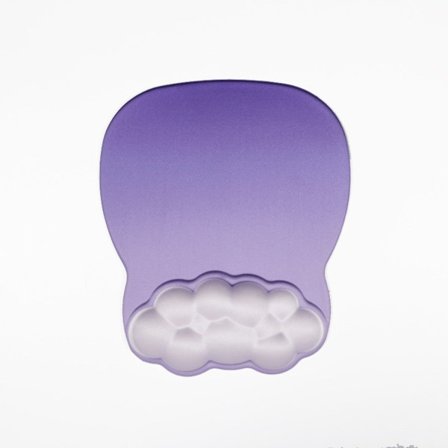 Gennemsigtig silikone musemåtte - Komfortabel og trykaflastende Blue