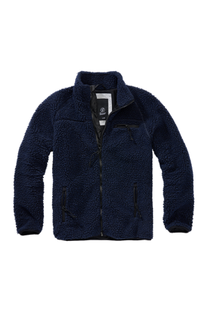 Jas Brandit Teddyfleece Marineblauw L