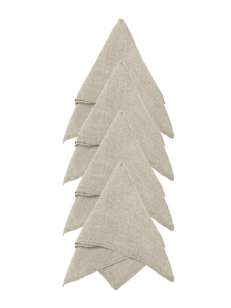 Svanefors Julie Servett 4p Bordstextil Beige 45x45 cm