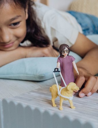 Lundby Lundby Docka Blindkäpp Hund - Multi/patterned - SCALE 1:18