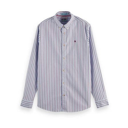 Scotch & Soda, shirt Blauw, Heren, Maat:S
