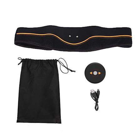 Intelligent Hushåll EMS Abdominal Muskel Tränare Kropp Slankning Massage Bälte Orange Värd