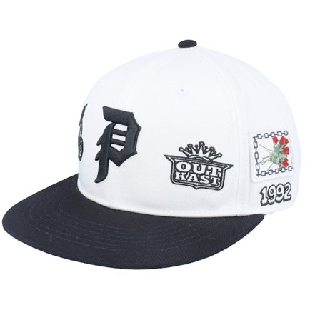 Primitive Apparel - Weiss Snapback Cap - Jackson White/Black Snapback @ Hatstore