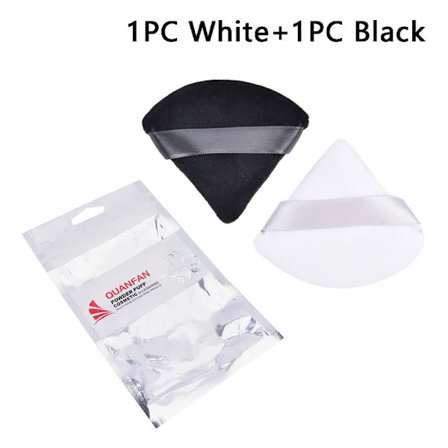 1st/2st/4st Triangel Sammet Puder Kosmetisk Puff Mini Skönhetssvamp Större I Våt Foundation Smink Puff Verktyg