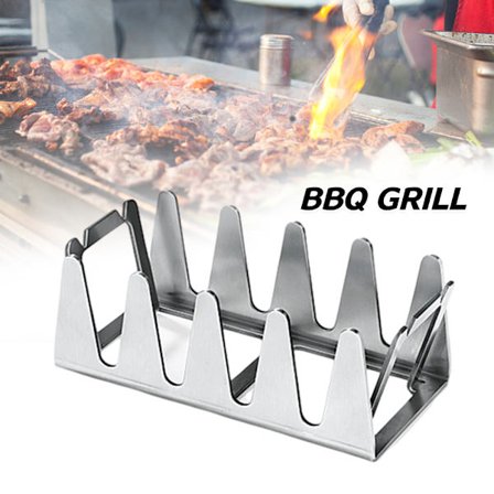 Bärbar utomhusgrill grill i rostfritt stål för camping