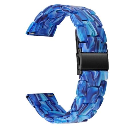 Samsung Galaxy Watch 4 Classic (44mm) / (40mm) viileä hartsikellon hihna - Auroran Sininen Blue