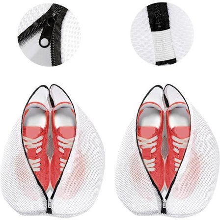 2 stk. - Skovaskepose - 42*24*24 cm - Skovaskenett - Skovaskepose - for sko eller joggesko