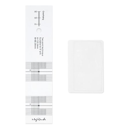 Pickup Kalibrering Afstand Måler Protractor Record LP Vinyl Pladespiller Phonograph Phono Patron Stylus Alignment