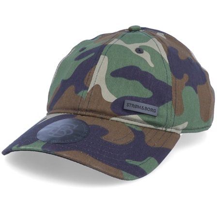 Strøm & Borg - Camo unconstructed Cap - Dat Cap / Unstructured Camo Adjustable @ Hatstore