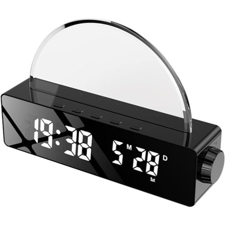 Vækkeur LED Digital Ur Lys Temperatur Snooze-Ur Til Soveværelse Sengenatbord Snooze-Ur