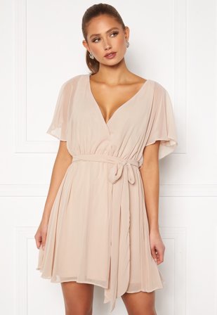 Goddiva Flutter Skater Dress Klær