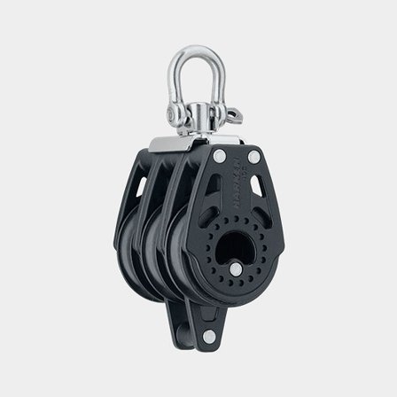 Harken 40mm Triple Block - Swivel, Becket (2641)