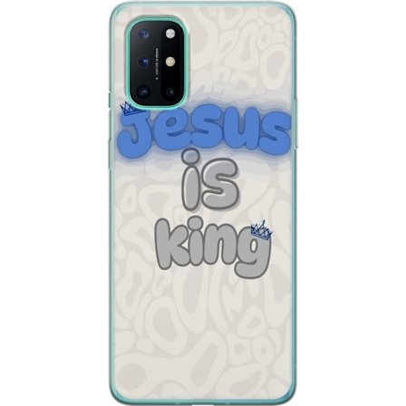 OnePlus 8T Gennemsigtig cover Jesus er konge