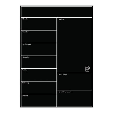 2025 Lämplig Magnetisk Whiteboard Kylskåp Mjuk Whiteboard Mobil Veckoplanerare