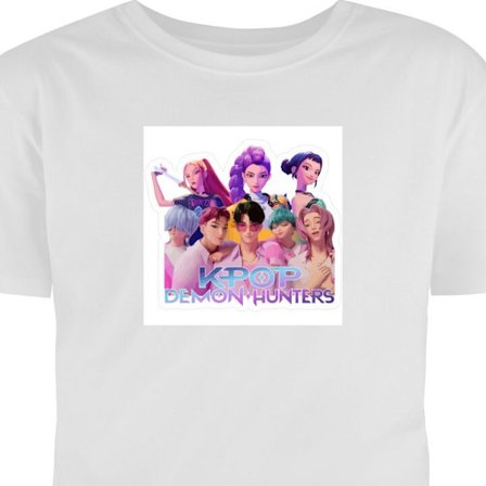 Lapsen t-paita Kpop Demon Hunters Ryhmä Seitsemän Idols Yhdistetty Anime Fantasia Tyyli