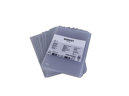 Lyreco BUDGET Plastfodral A6 0,13 25/fp - Lyreco - Kontorsmaterial - Mappar och plastfickor - Plastfodral