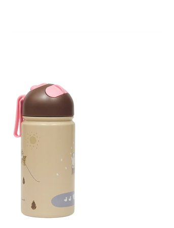 Friends In The Forest Bottle 360Ml Beige OYOY MINI