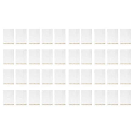 40 st guld servetter guld trim linne handkänsla guld servetter engångsbruk bärbara middagsservetter för middagsbjudning