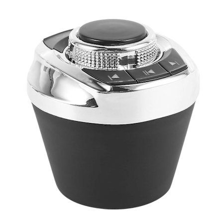 Universal trådlös rattkontrollknapp för bil med LED-ljus, 8-knappsfunktioner för Android-bilar