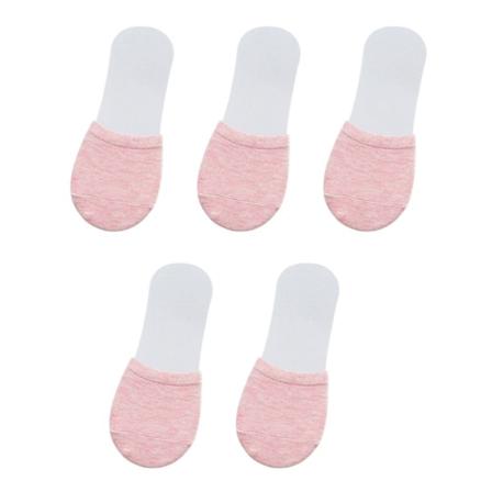 5 Par Forfodsstrømper Halvfods Tåbetræk PINK pink