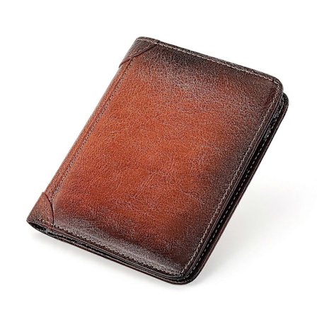 Ekte Skinn Lommebok Herre RFID-blokkering Stor Kapasitet Skinn Kortholder js (FMY)