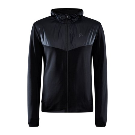 Craft Men's Adv Charge Jersey Hood Jacket Men unlined workout jackets Black L