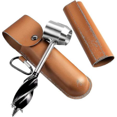 Håndsvingbor til træbearbejdning, manuelt overlevelsesbor, manuelle sneglebor, camping manuelt sneglebor til campingmejsel