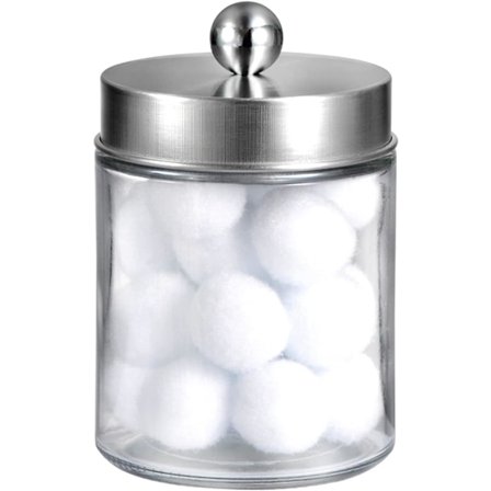 Jars Baderomsservant Organizer Qtip Dispenser Holder Glass 1 stk