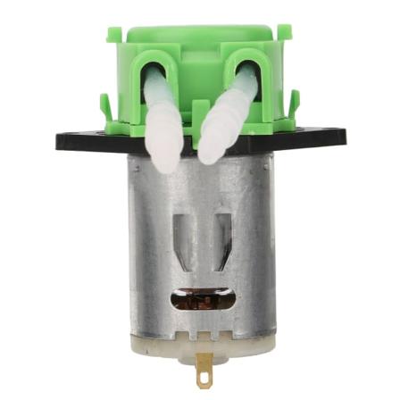 12V 3*5 annostelupumppu DIY peristalttinen putkipää akvaariolaboratorion kemialliseen analyysiin (vihreä)