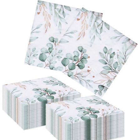 80 stk Vintage Dekorative Servietter, Grønne Dåp Servietter, Aqua Grønne Servietter, Grønne Bryllup Servietter Dekorative Servietter